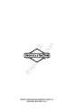 Briggs & Stratton 3750A Operator's manual - Page 28