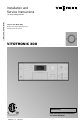 Viessmann VITOTRONIC 300 GW2 Installation and service instructions manual - Page 1