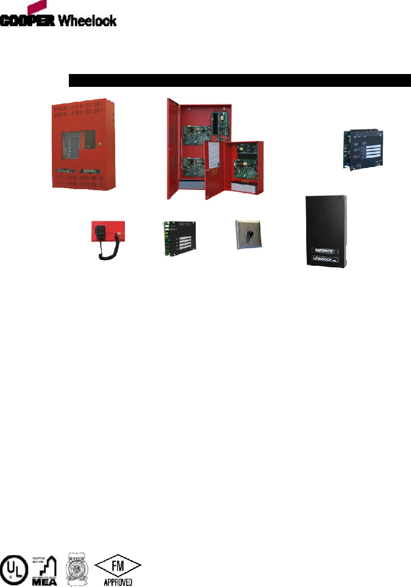 Cooper Wheelock SAFEPATH SP4TZC Smoke Alarm Specification PDF View