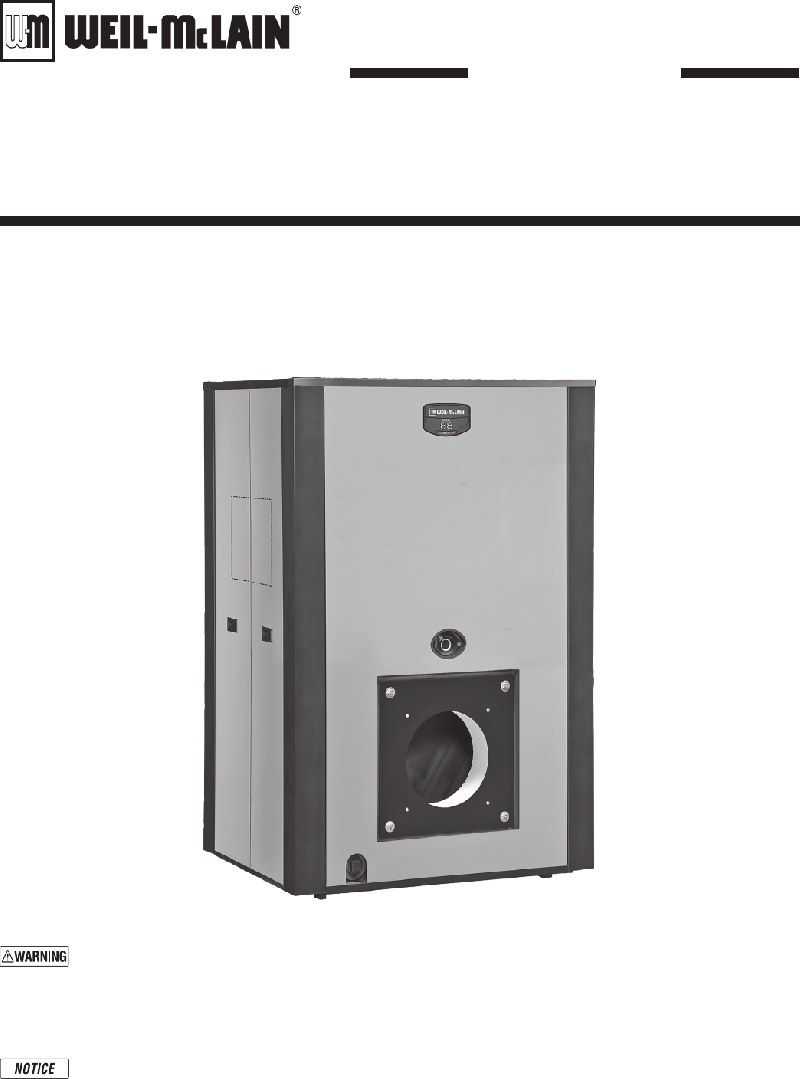 WeilMcLain 88 Boiler Manual PDF View/Download