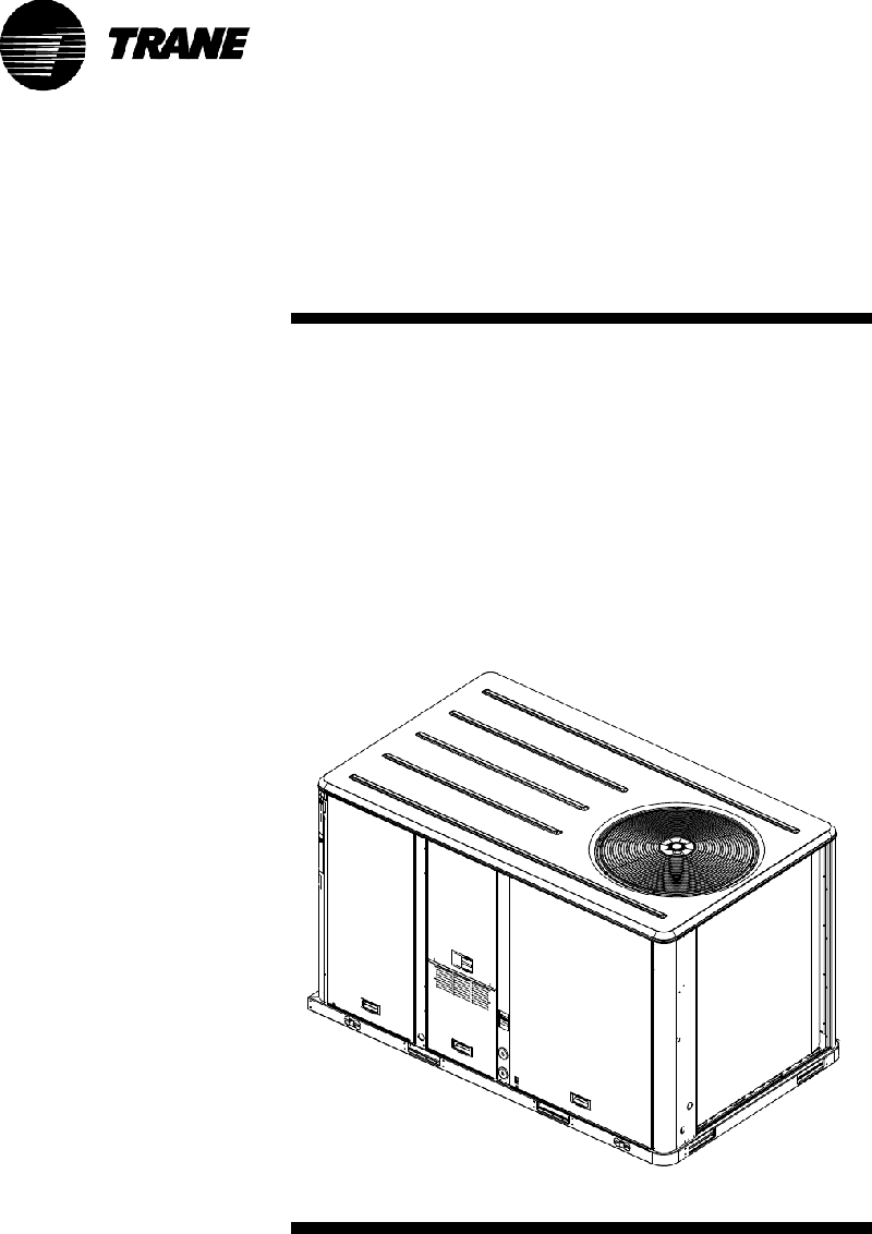 Trane YSC060 Thermostat Installation operation & maintenance PDF View