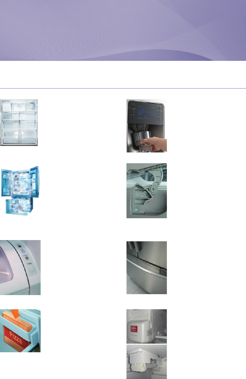 Samsung RF268ABBP Refrigerator Quick start manual PDF View/Download