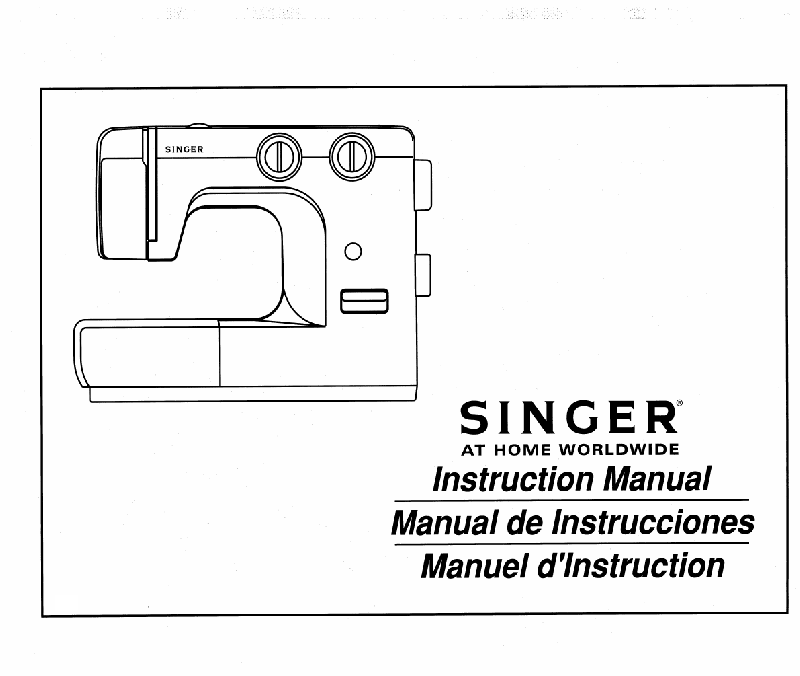 Singer 1120 Sewing Machine Instruction manual PDF View/Download