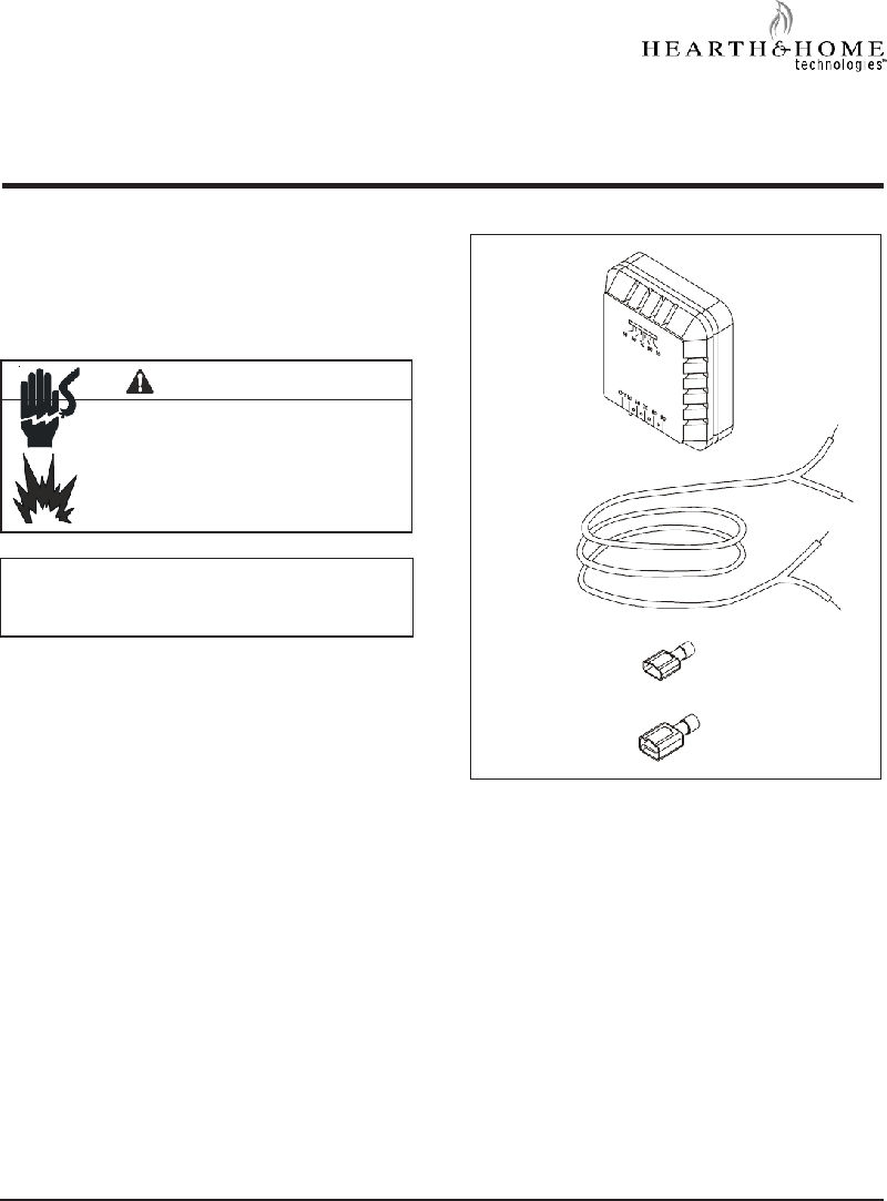 Heat & Glo WHSTAT Thermostat Installation and operation instructions