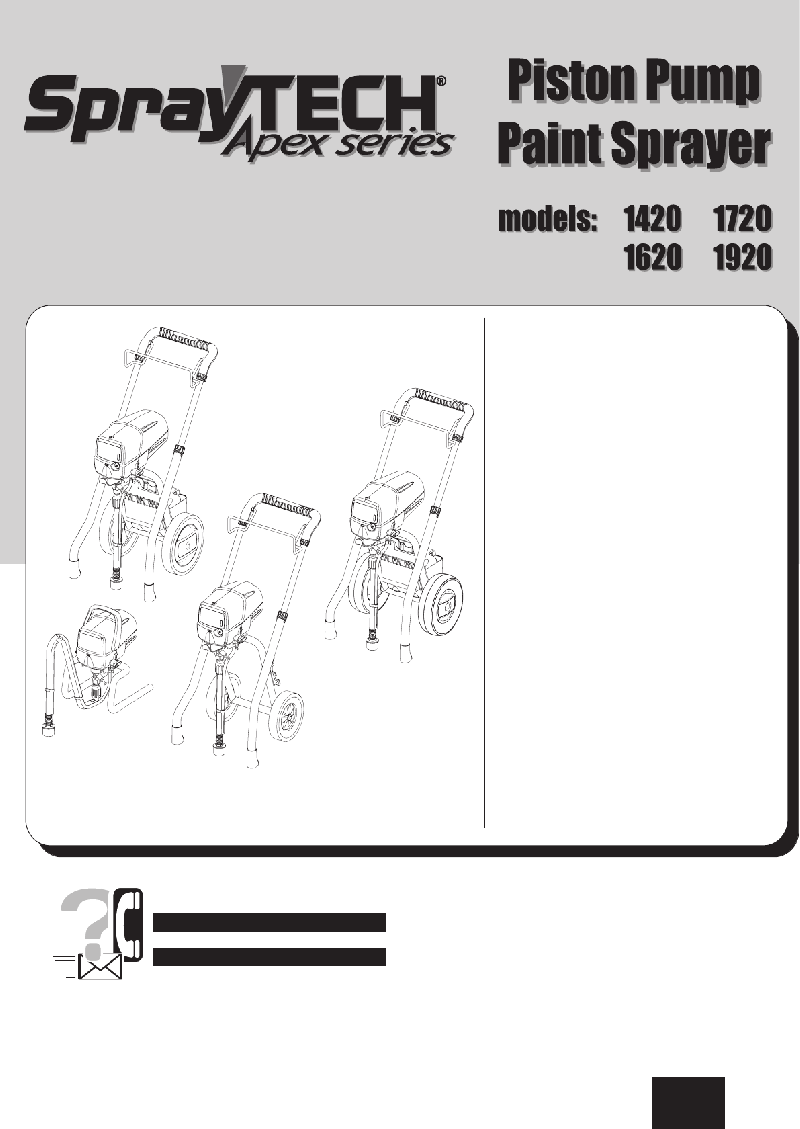 SprayTECH 1420 Paint Sprayer Owner