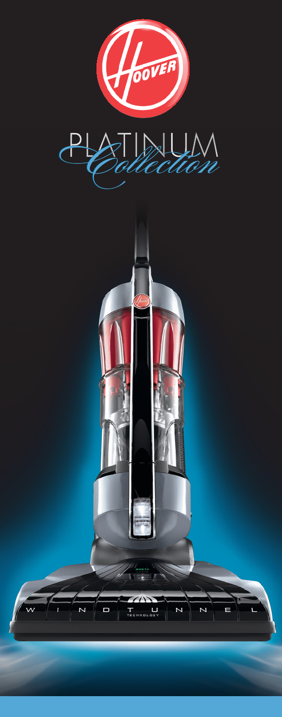 Hoover UH70015 Platinum Collection Cyclonic Bagless Upright Vacuum