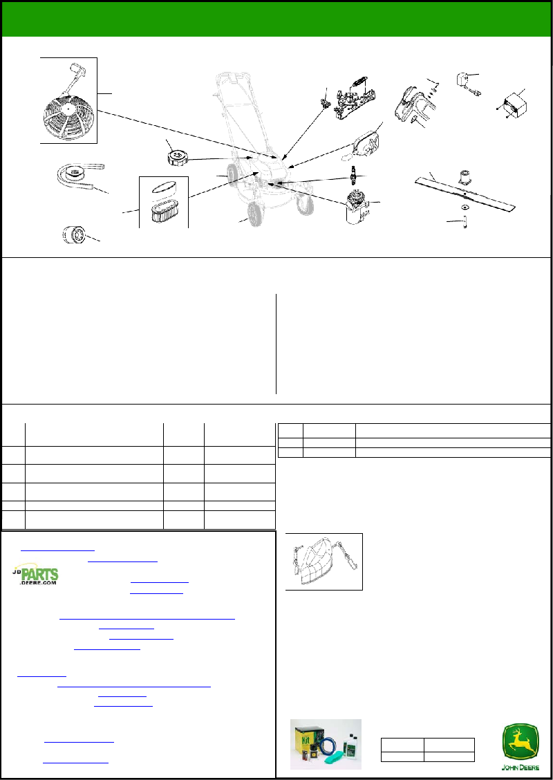 John Deere JS46 Lawn Mower Operation & user’s manual PDF View/Download