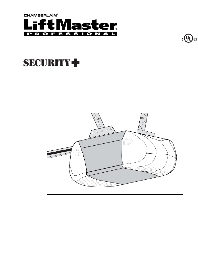 LiftMaster 3280 1/2HP Garage Door Opener Owner
