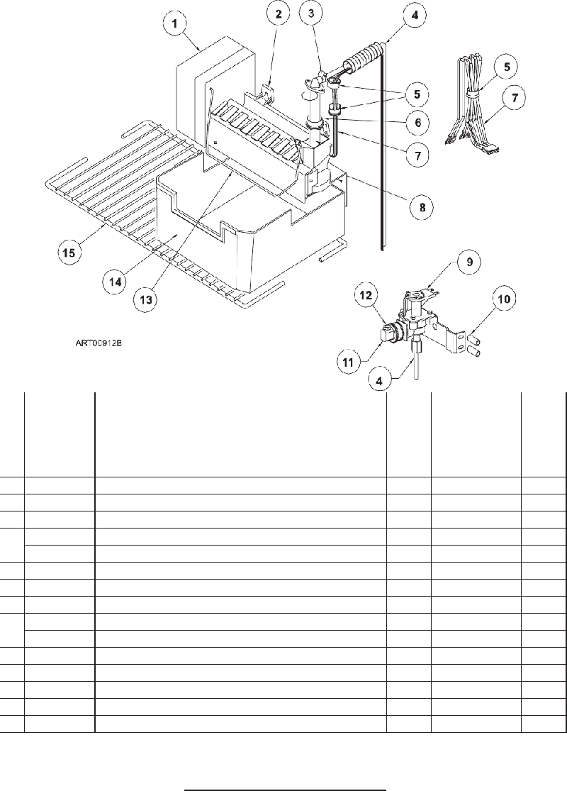 Norcold N640.3 Refrigerator Parts list PDF View/Download, Page 11