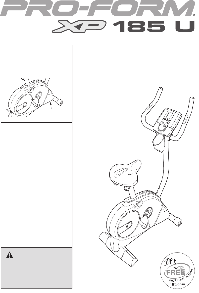 proform 185 u exercise bike