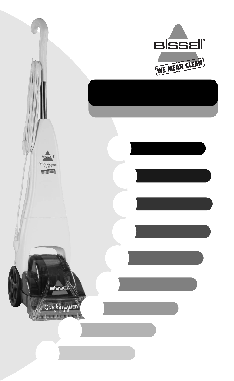 Bissell 1960 Vacuum Cleaner Operation & user’s manual PDF View/Download