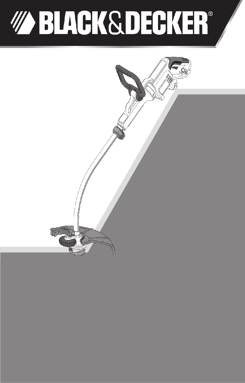 Black & Decker GH3000 Trimmer Instruction manual PDF View/Download