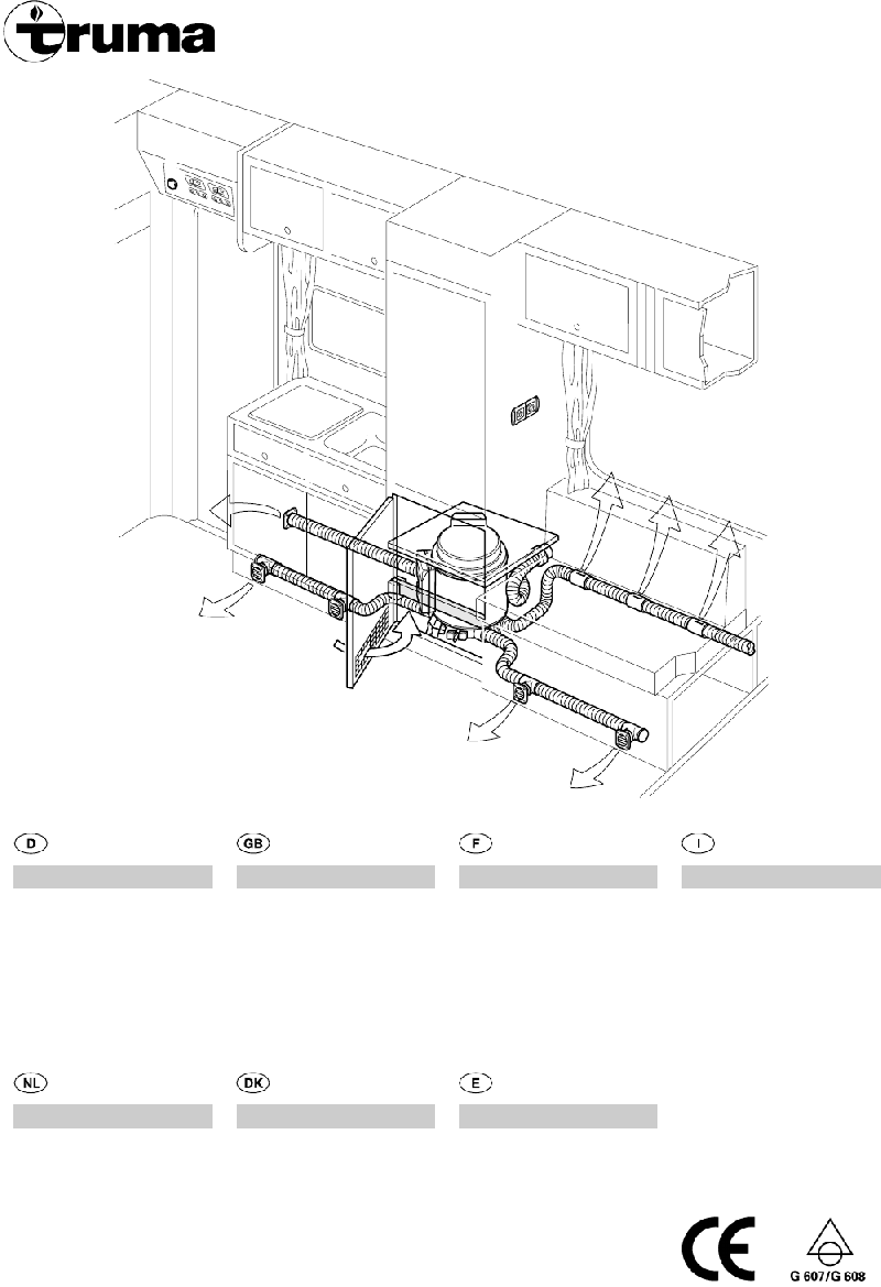 Truma trumatic c 3402 Gas Heater Instalation instructions PDF View
