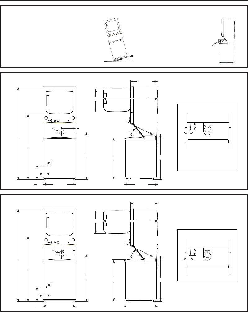 GE GUD27ESSMWW Washer/Dryer Installation instructions manual PDF View