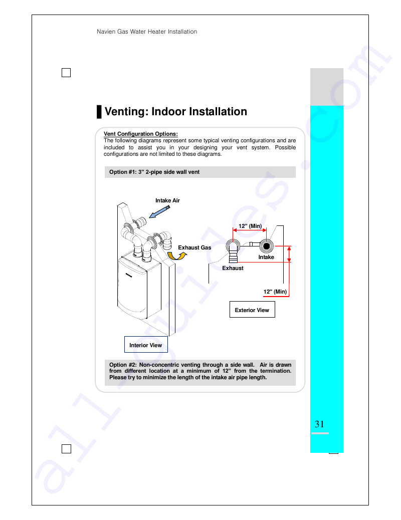 Navien 240 Installation Manual