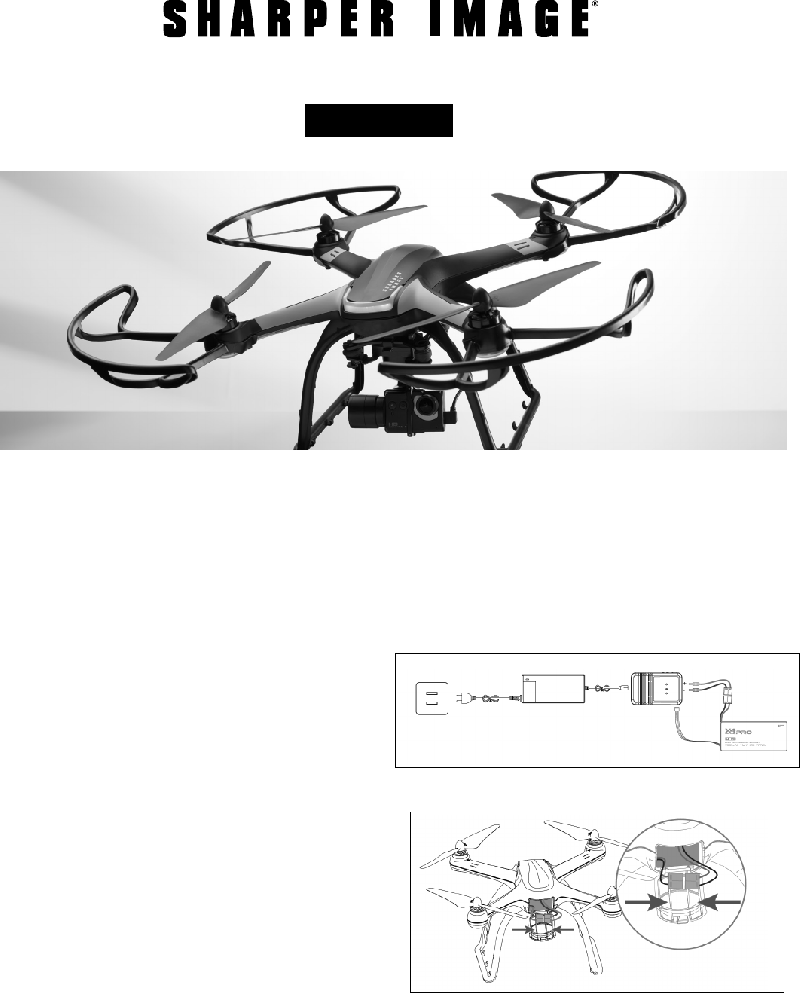 Sharper Image 204990 Drones Quick start manual PDF View/Download