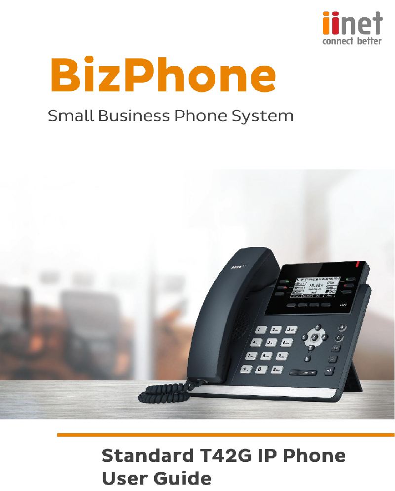 Yealink T42G Telephone Operation & user’s manual PDF View/Download