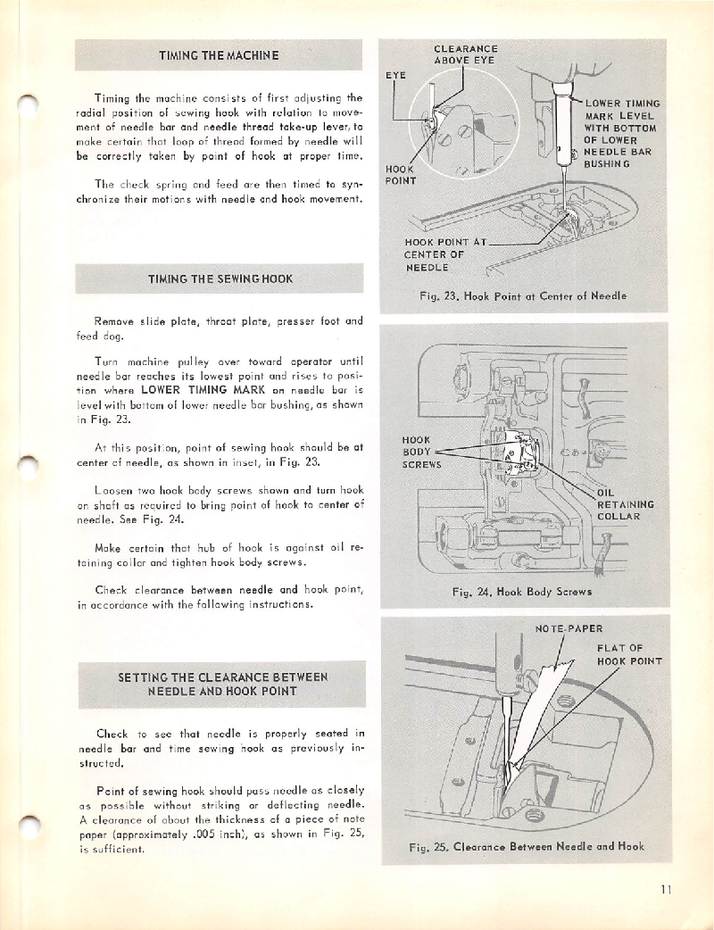 Singer 2811 Sewing Machine Service manual PDF View/Download, Page 11