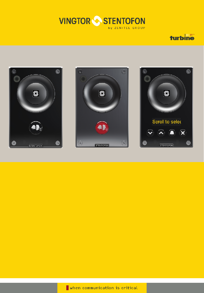 Vingtor Stentofon TCIV2 System Configuration manual PDF View