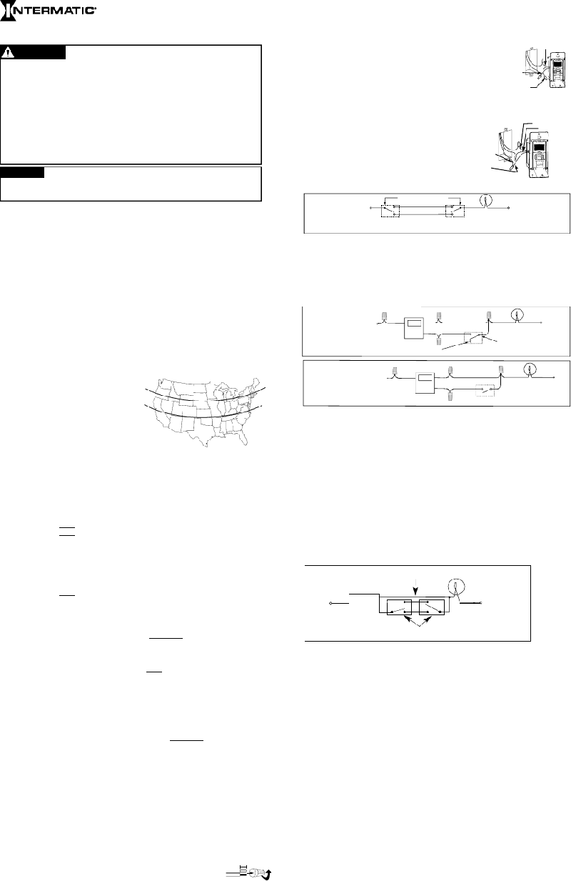 Intermatic ST01K SERIES Timer Installation and user instructions PDF