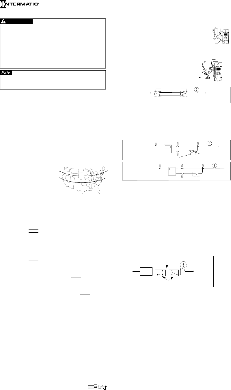 Intermatic ST01K SERIES Timer Installation and user instructions PDF