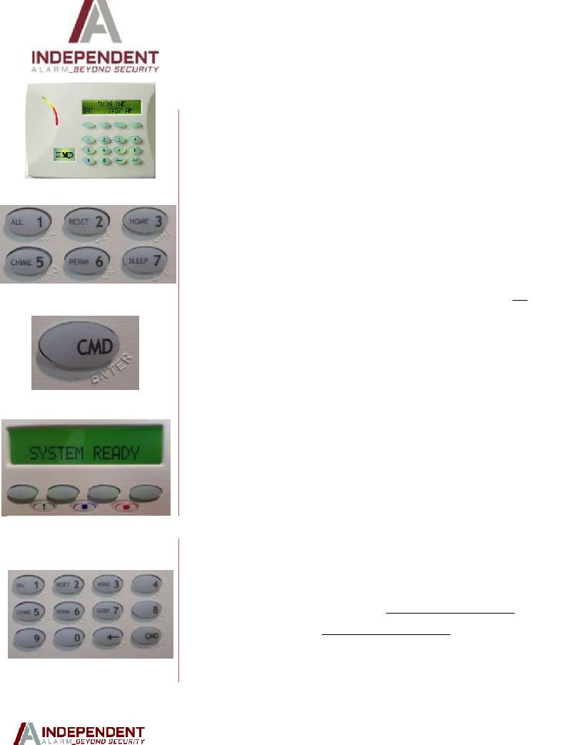 DMP Electronics Thinline 7060 Keypad Manual PDF View/Download