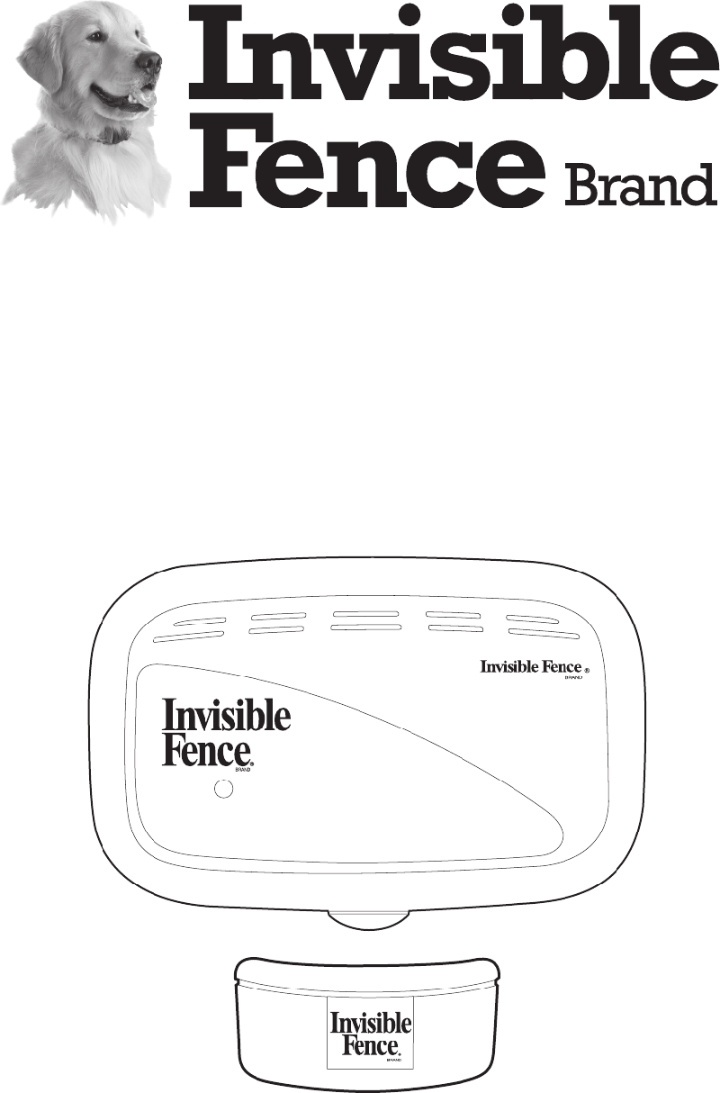 INVISIBLE FENCE ICT 801 Transmitter Installation manual PDF View/Download