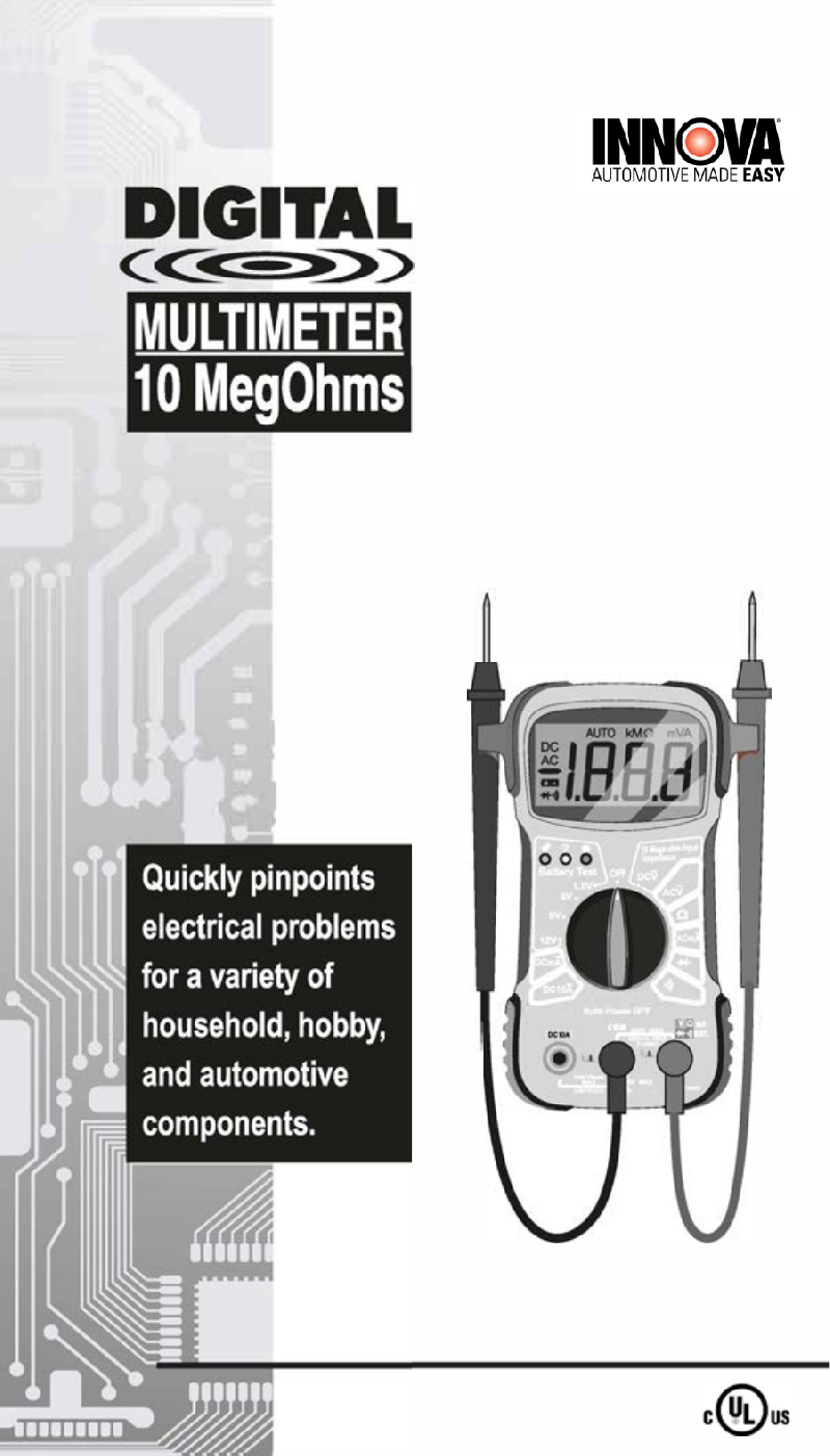 Innova 3320 Multimeter Owner