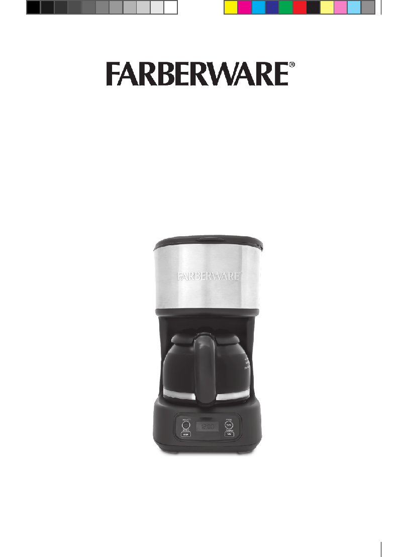 Farberware 103743 Coffee Maker Instruction manual PDF View/Download