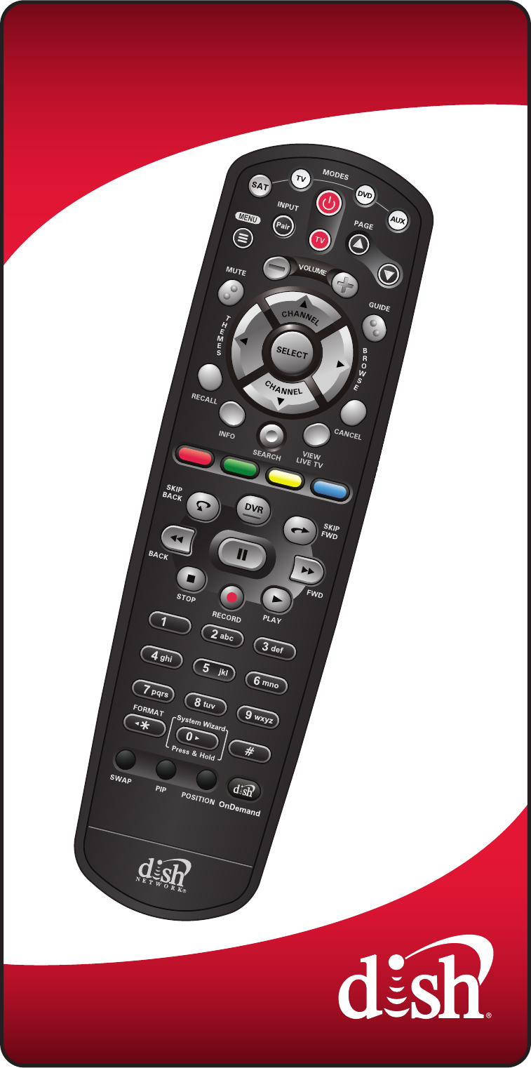 Dish Network 40.0 Remote Control Operation & user’s manual PDF View