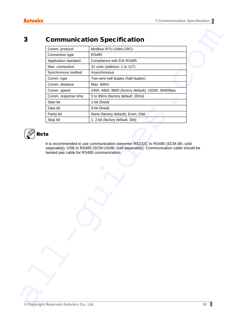 Autonics CT4S1P series Timer Operation & user’s manual PDF View