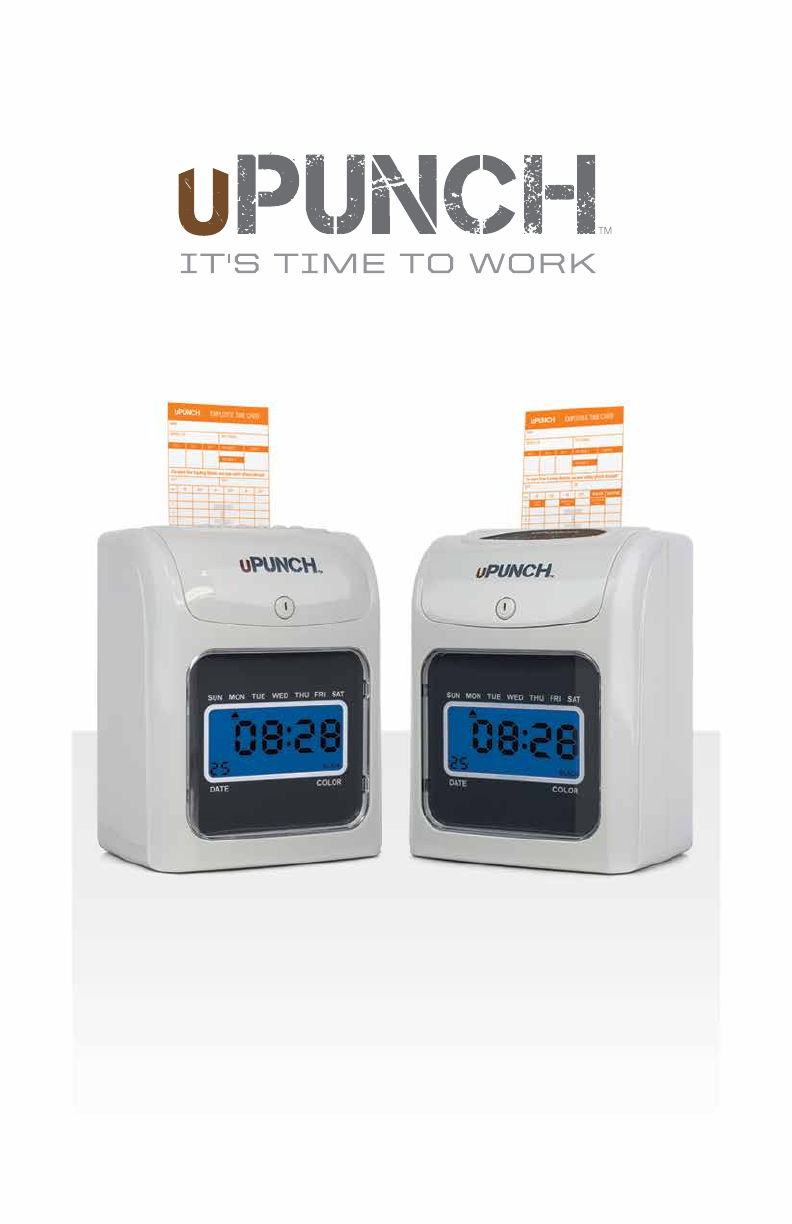 uPunch HN3000 Timer Product manual PDF View/Download