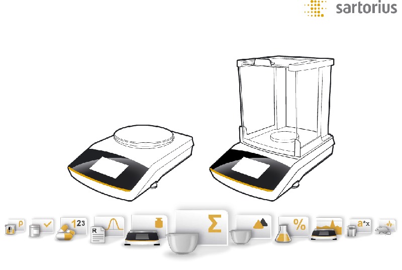 Sartorius Secura series Scales Application manual PDF View/Download