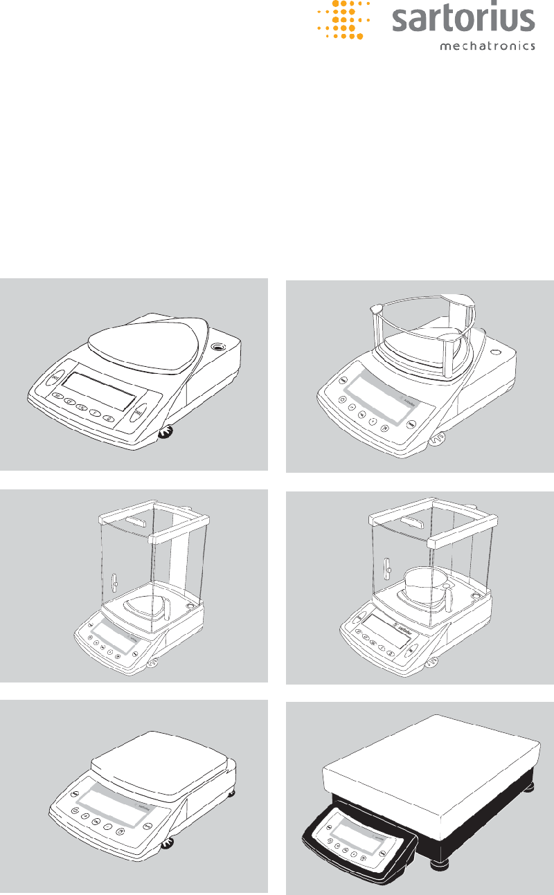 Sartorius CP12001S Scales Service manual PDF View/Download